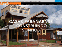 Tablet Screenshot of casasparanaense.com.br